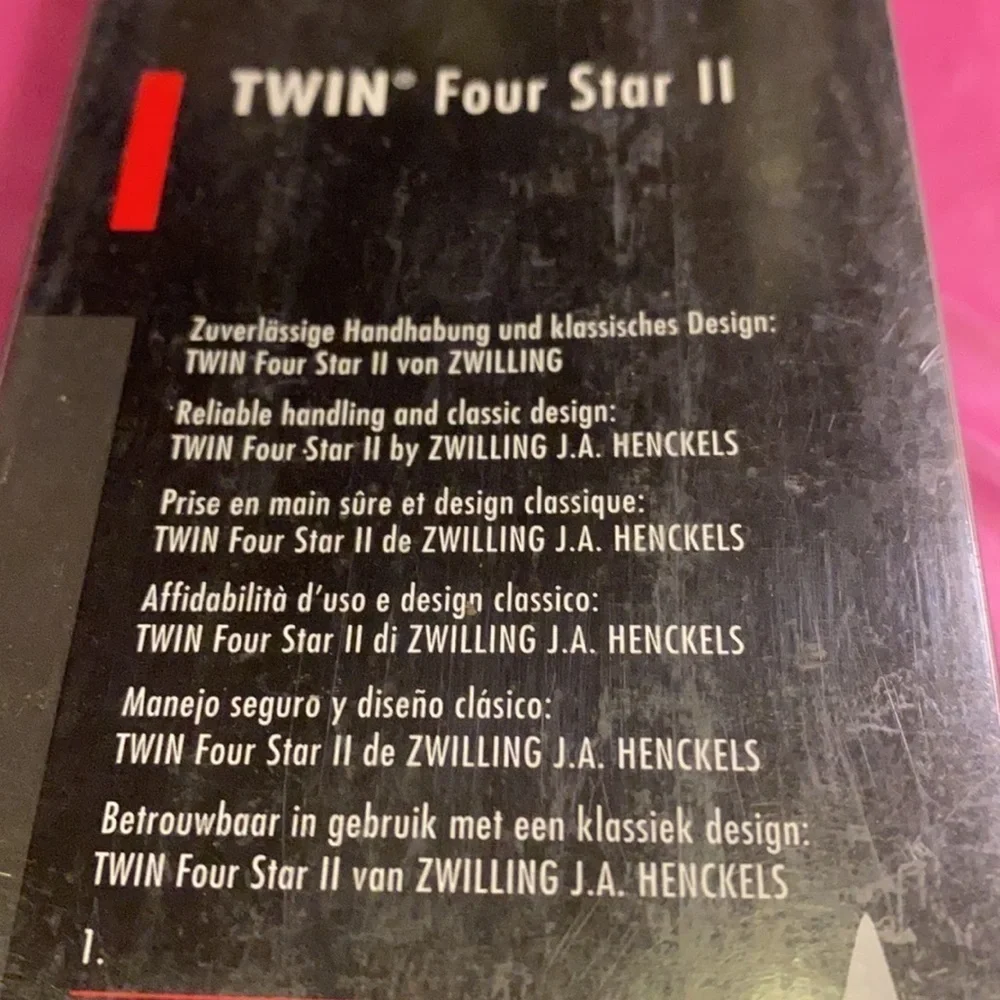 Twin Four Star II Slicing Knife Zwilling Kitchen Chef Cutlery Sigmaforge